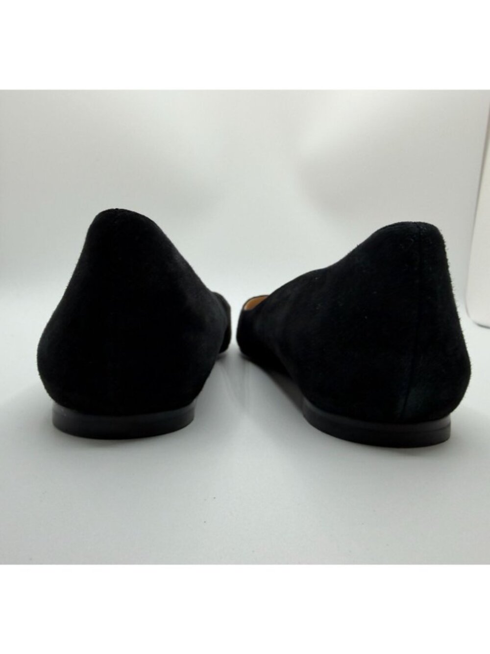 Sam Edelman Rosalie Suede Pointed Ballet Flats Black Women Size 7M Chic Classic - Picture 10 of 14